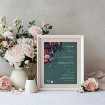 Heirloom Rose Small Sign Mockup with Example