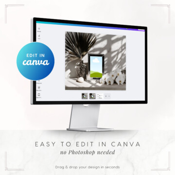 Easy to edit with the Canva template