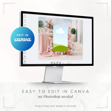 Blus Reverie Large Sign: Easy to Edit in Canva