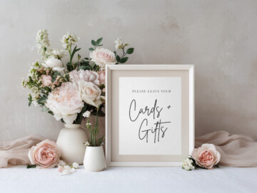 Heirloom Rose Sign 8x10 Mockup with Example
