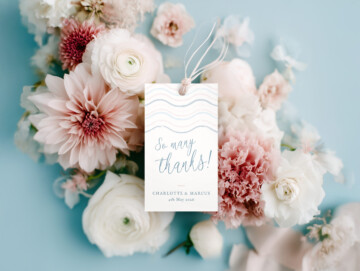 Blush Reverie Favor Hang Tag Mockup Example